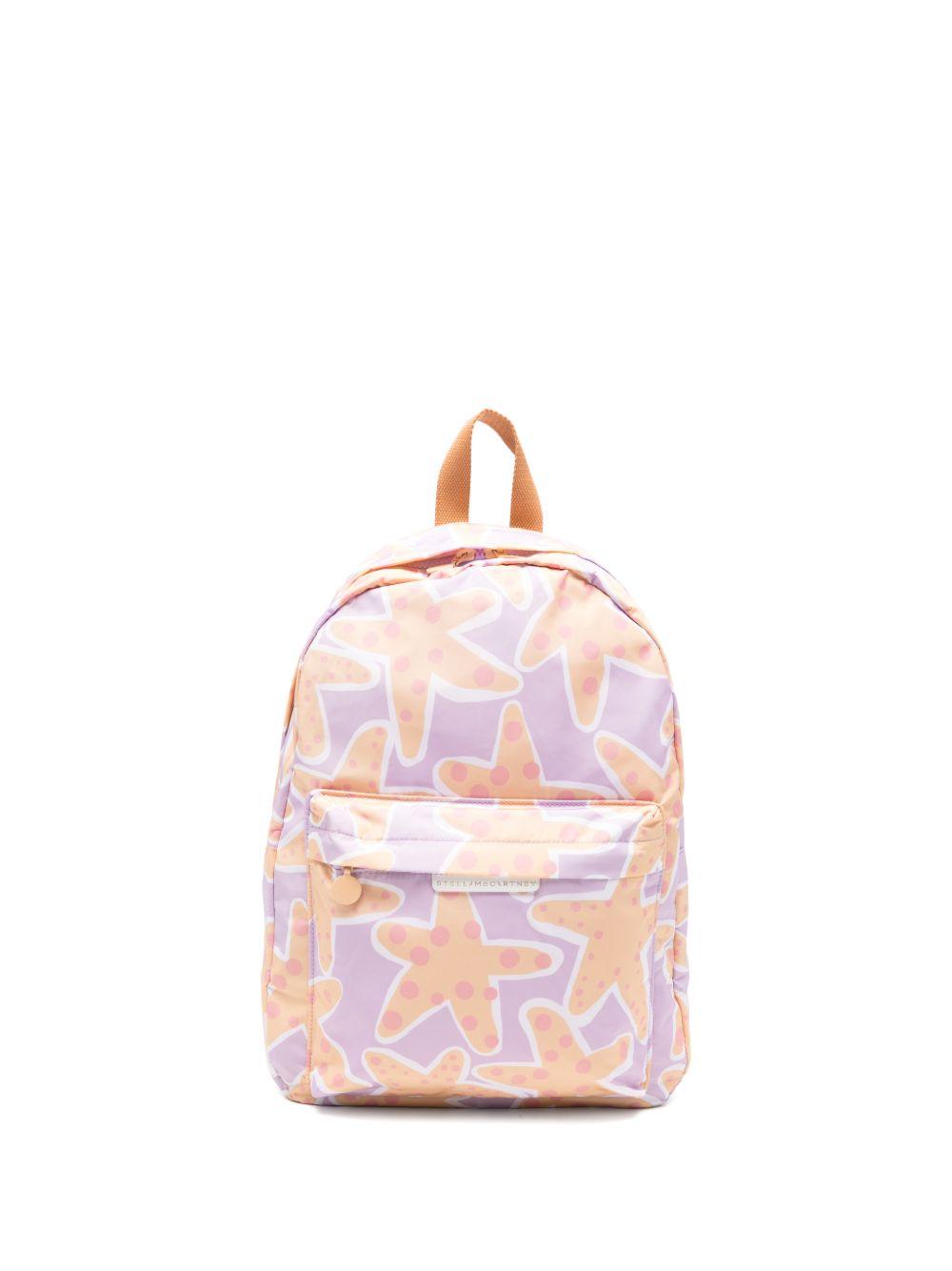 Zaino stampa all-over per bambina Stella McCartney Kids viola con stelle TY0A68 Z3427 539MC STELLA McCARTNEY KIDS 
