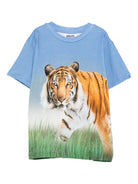 T-shirt Rubin per bambino Molo multicolor con stampa tigre 1S26A217 9862 MOLO 