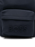 Zaino per bambino Boss Kids blu con dettaglio goffrato J53129 849 BOSS KIDS 