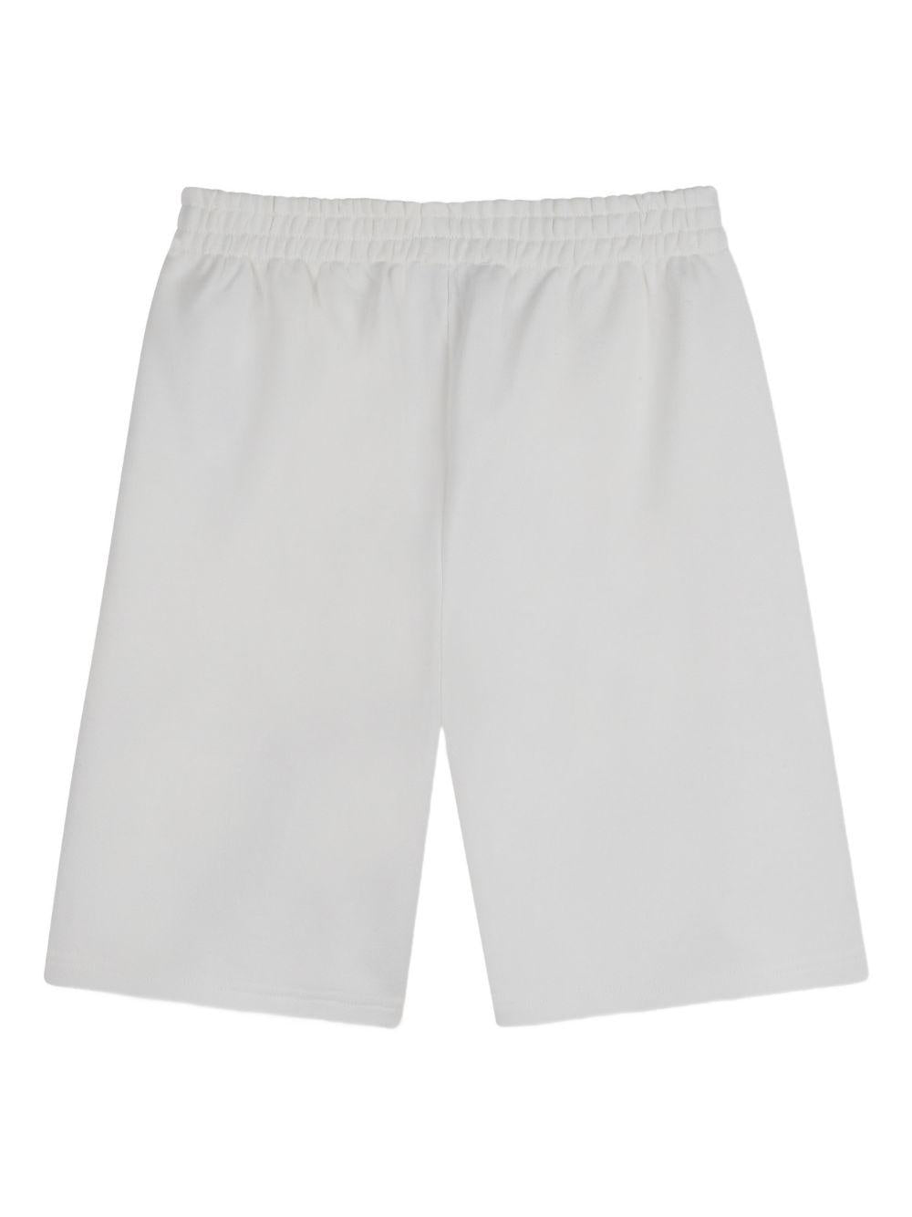 Shorts per bambino Kenzo Kids bianco con stampa logo K61696 117 KENZO KIDS 