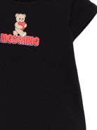 Abito per neonata Moschino Kids Nero con stampa orsetto MAV0C9LCA52 60100 MOSCHINO KIDS 