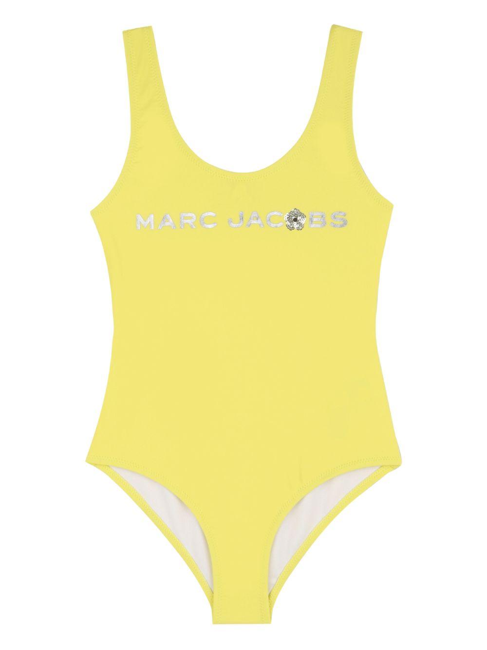 Costume per bambina The Marc Jacobs Kids gialla con dettaglio cut-out W60757 538 THE MARC JACOBS KIDS 
