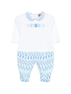 Tutina per neonato Missoni Kids multicolore con motivo a zig zag MYB510 Z3674 600AZ MISSONI KIDS 