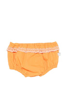 Abito per neonata Stella McCartney Kids arancione in pizzo sangallo TY1042 Z3459 465 STELLA McCARTNEY KIDS 