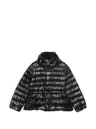 Giubbino per bambina Moncler Enfant nero con design trapuntato L19541A00015597QN 999 MONCLER ENFANT 