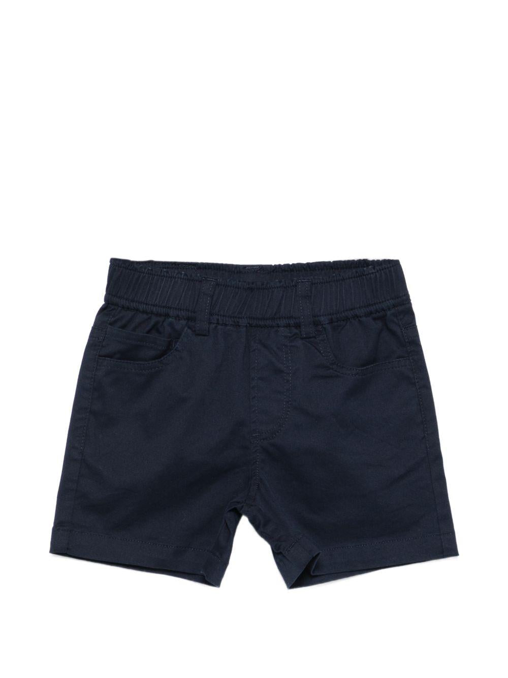 Shorts per neonato Trussardi Junior blu con vita elasticizzata TIP26074BE BLUE EST. TRUSSARDI JUNIOR 