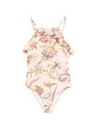 Costume da bagno per bambina ETRO KIDS beige con motivo floreale GYCA19 J0557 458MC ETRO KIDS 