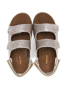 Sandali per bambina Golden Goose Kids argento con finitura glitterata F00965F007670 55661 GOLDEN GOOSE KIDS 