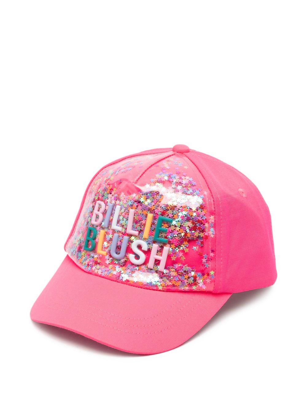 Cappello per bambina Billieblush fucsia con logo in rilievo U22009 499 BILLIEBLUSH 