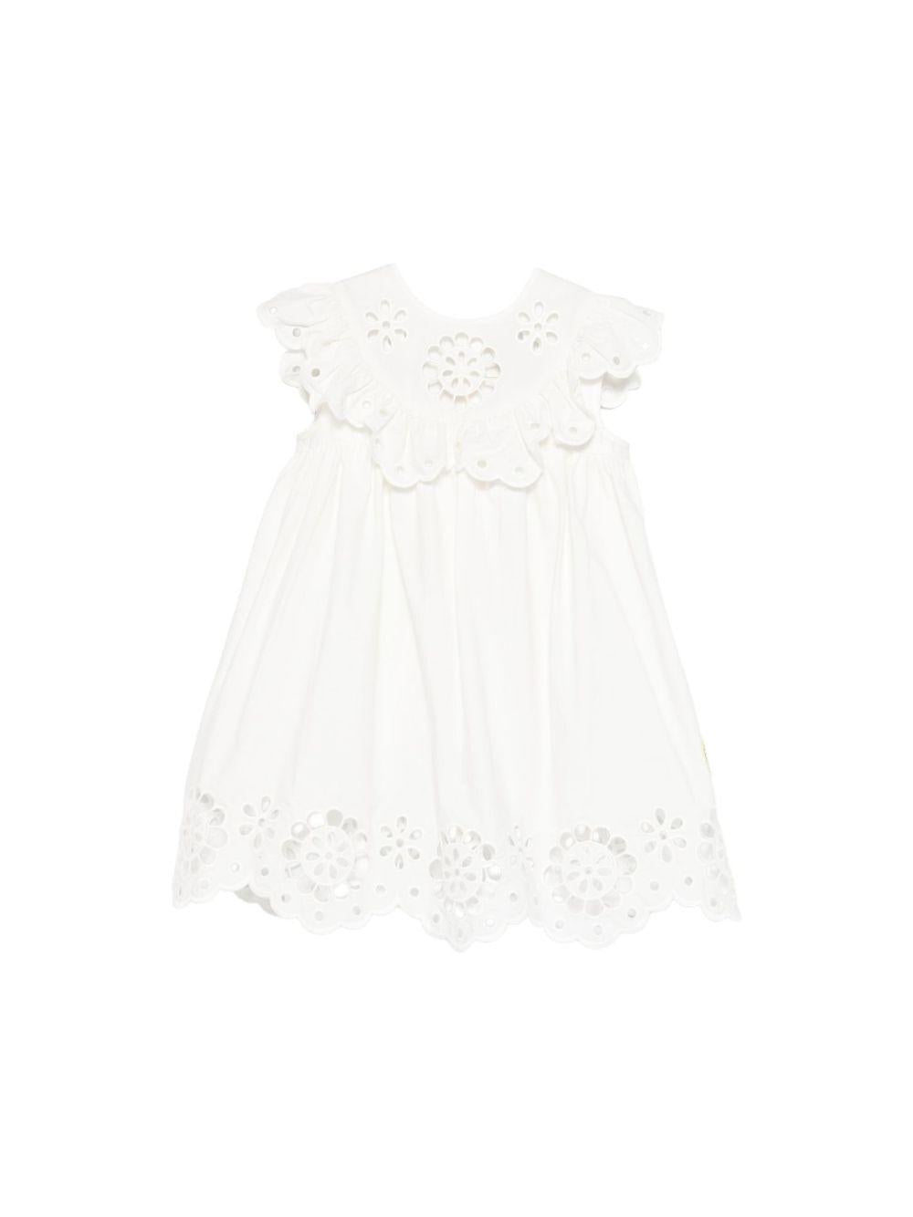 Abito per bambina Zimmermann Kids bianco con dettaglio floreale 5864DR S261 ZIMMERMANN KIDS 