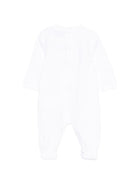 Tutina per neonato Moschino Kids bianco con stampa grafica orsetto MUT04PLCA19 10101 MOSCHINO KIDS 