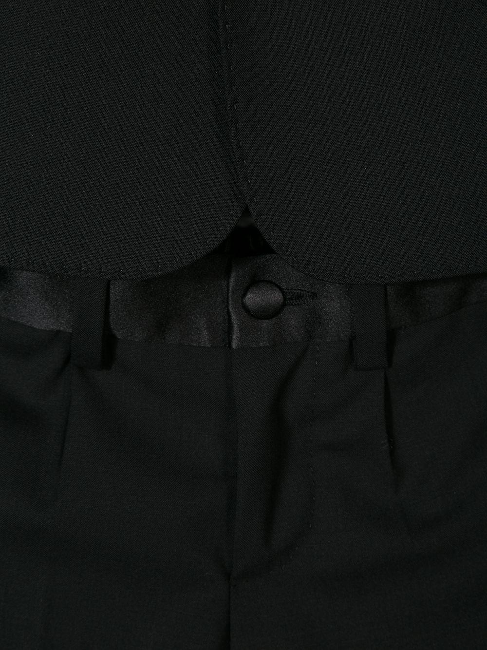 Completo elegante per neonato Dolce & Gabbana nero modello con risvolto L11U49 FUBBG N0000 DOLCE & GABBANA KIDS 