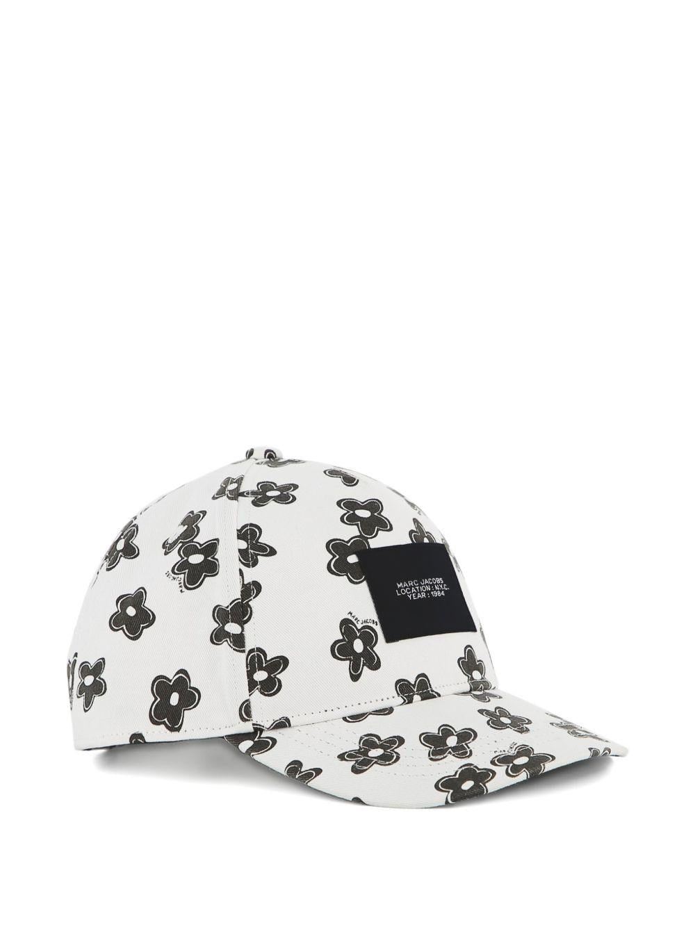 Cappello da baseball per bambina The Marc Jacobs Kids multicolore con stampa a fiori W60839 126 THE MARC JACOBS KIDS 