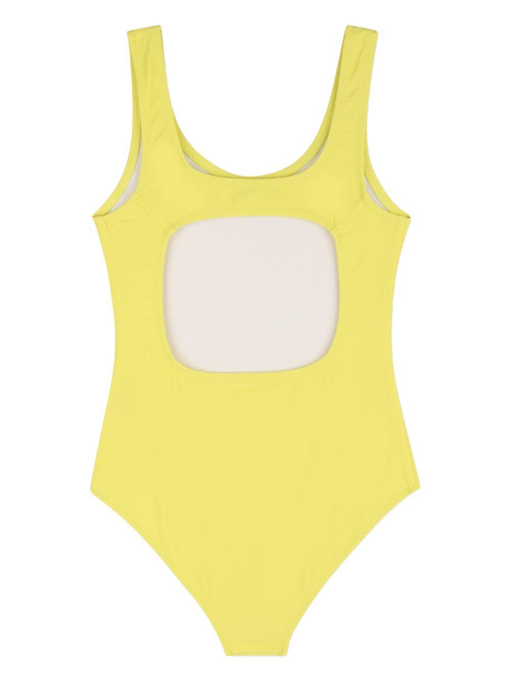 Costume per bambina The Marc Jacobs Kids gialla con dettaglio cut-out W60757 538 THE MARC JACOBS KIDS 