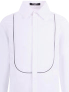 Camicia per bambino Balmain Kids bianca con colletto classico BY5P20 P0562 100BC BALMAIN KIDS 