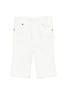 Jeans per neonato Stella McCartney Kids bianchi elasticizzati TY6150 Z0156 101 STELLA McCARTNEY KIDS 