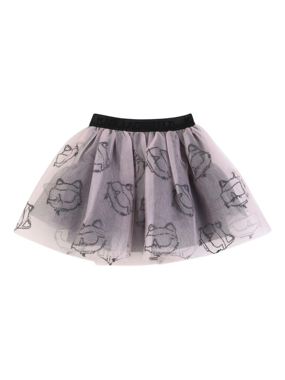 Set 2 pezzi per neonata Karl Lagerfeld Kids multicolore con stampa ikon choupette Z31055 N54 KARL LAGERFELD KIDS 