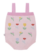 Body per neonata Stella McCartney Kids rosa con ricamo fiori TYA052 Z2423 51Z STELLA McCARTNEY KIDS 