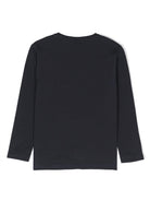 T-shirt per bambino Boss Kids blu con stampa logo sul davanti J25P25 849 BOSS KIDS 