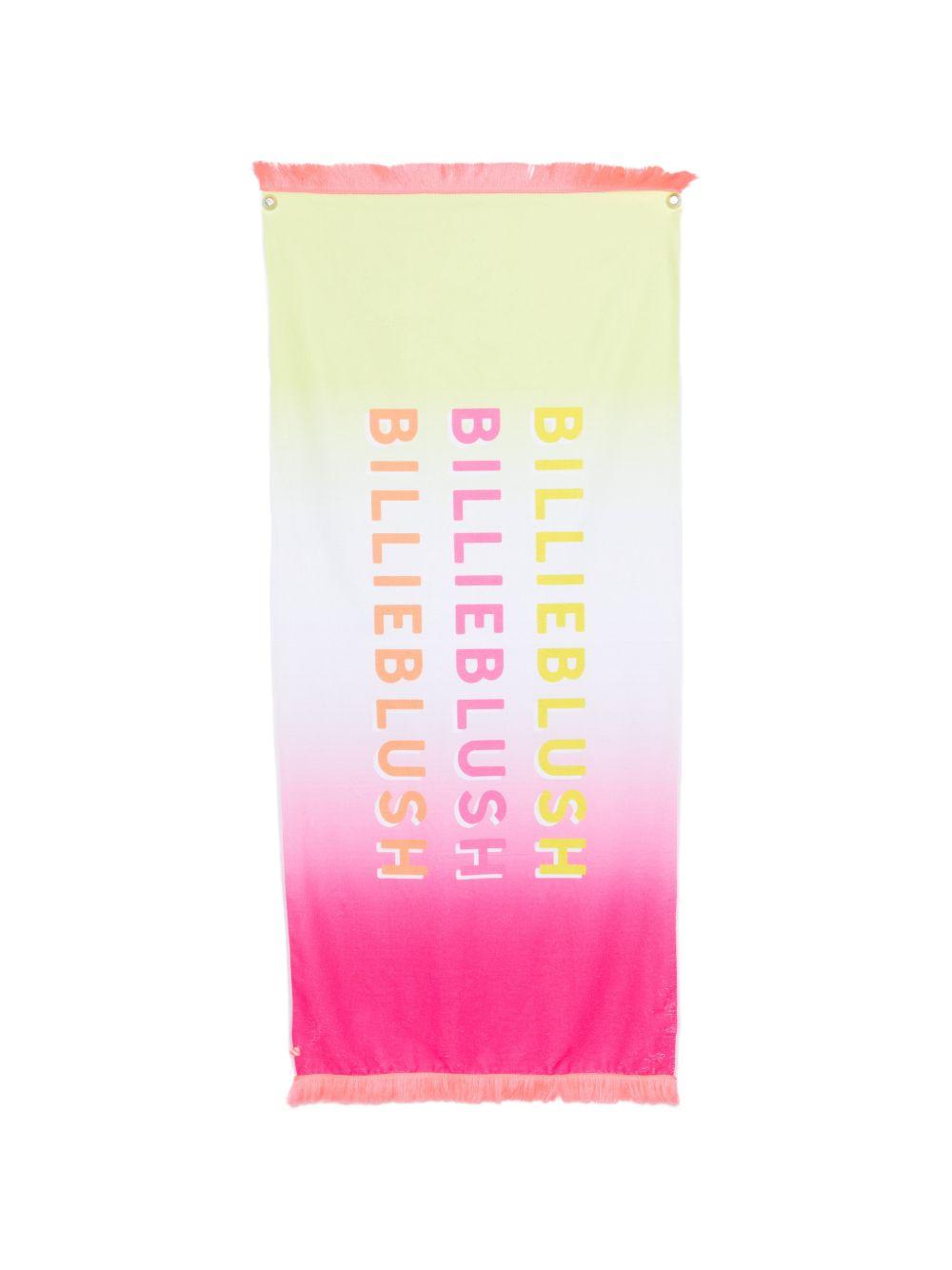 Telo mare per bambina Billieblush rosa con dettaglio logo colorato U22089 499 BILLIEBLUSH 