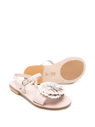 Sandali per bambina Bonpoint rosa con applicazione fiori sul davanti S06GSOL00009 025A BONPOINT 