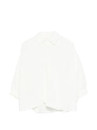 Camicia per bambina Douuod Kids bianca con colletto classico DY5B10 U0267 100 DOUUOD 