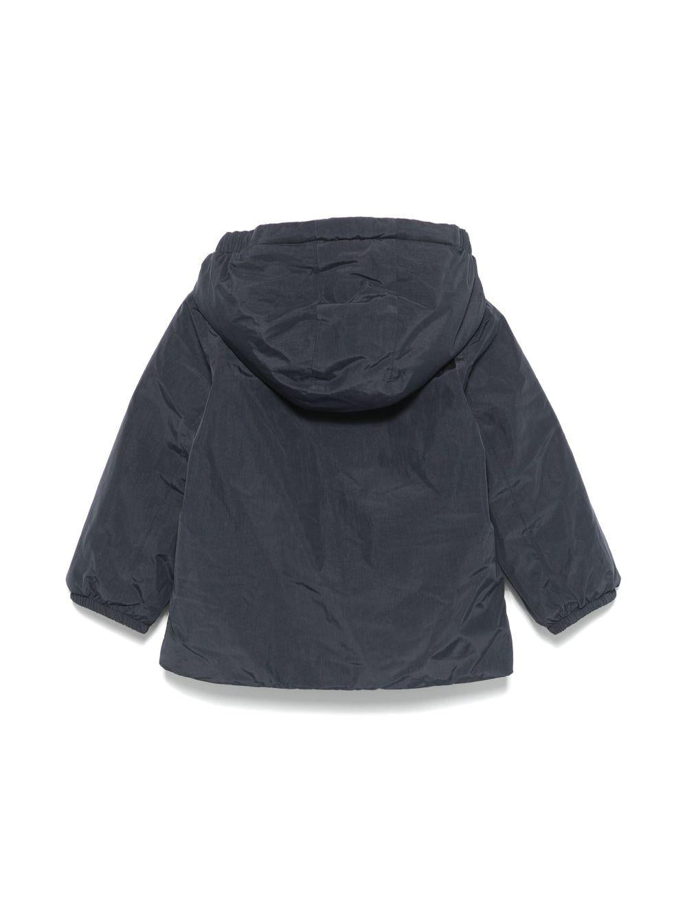 Giubbino Jack per neonato K-Way Kids blu con applicazione con logo sul petto K4137VW AL9 K-WAY KIDS 