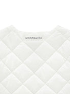 Giacca per bambina Monnalisa bianca con design trapuntato 17G100 7020 0001 MONNALISA 