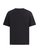 T-shirt per bambino Balmain Kids nera con logo sul davanti BY8P51 Z3672 930 BALMAIN KIDS 