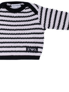 Maglione per neonato Emporio Armani Kids multicolor con design a righe EB001232 AF23409 M0057 EMPORIO ARMANI KIDS 