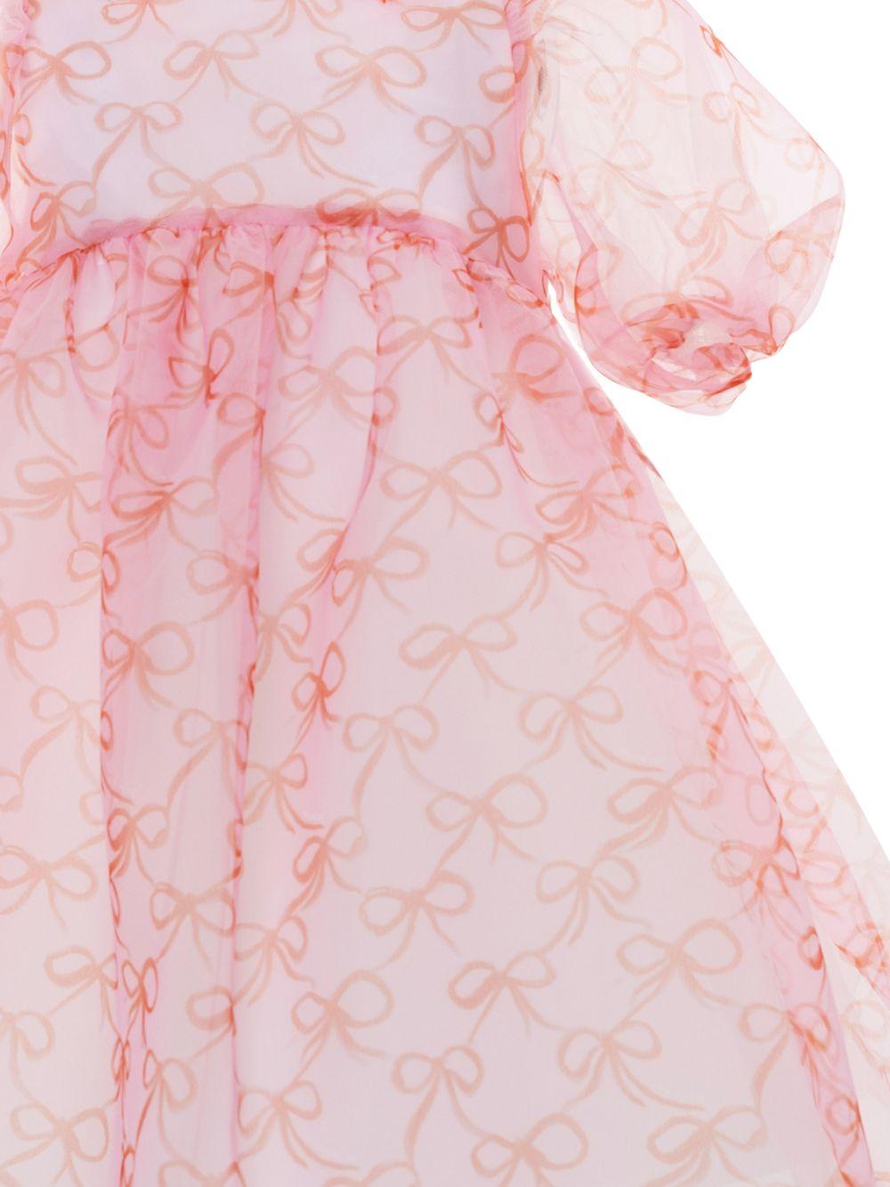 Abito per bambina Mi Mi Sol rosa con maniche a palloncino MFAB784TS1114 PNK MIMISOL 