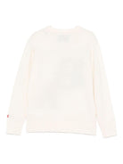 Maglione per bambino MC2 Saint Barth Kids bianco con ricamo Grinch sul davanti DOU0001 02510I MC2 ST. BARTH KIDS 