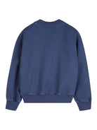 Felpa per bambina Chloé Kids blu con logo goffrato C20843 80S CHLOE' KIDS 