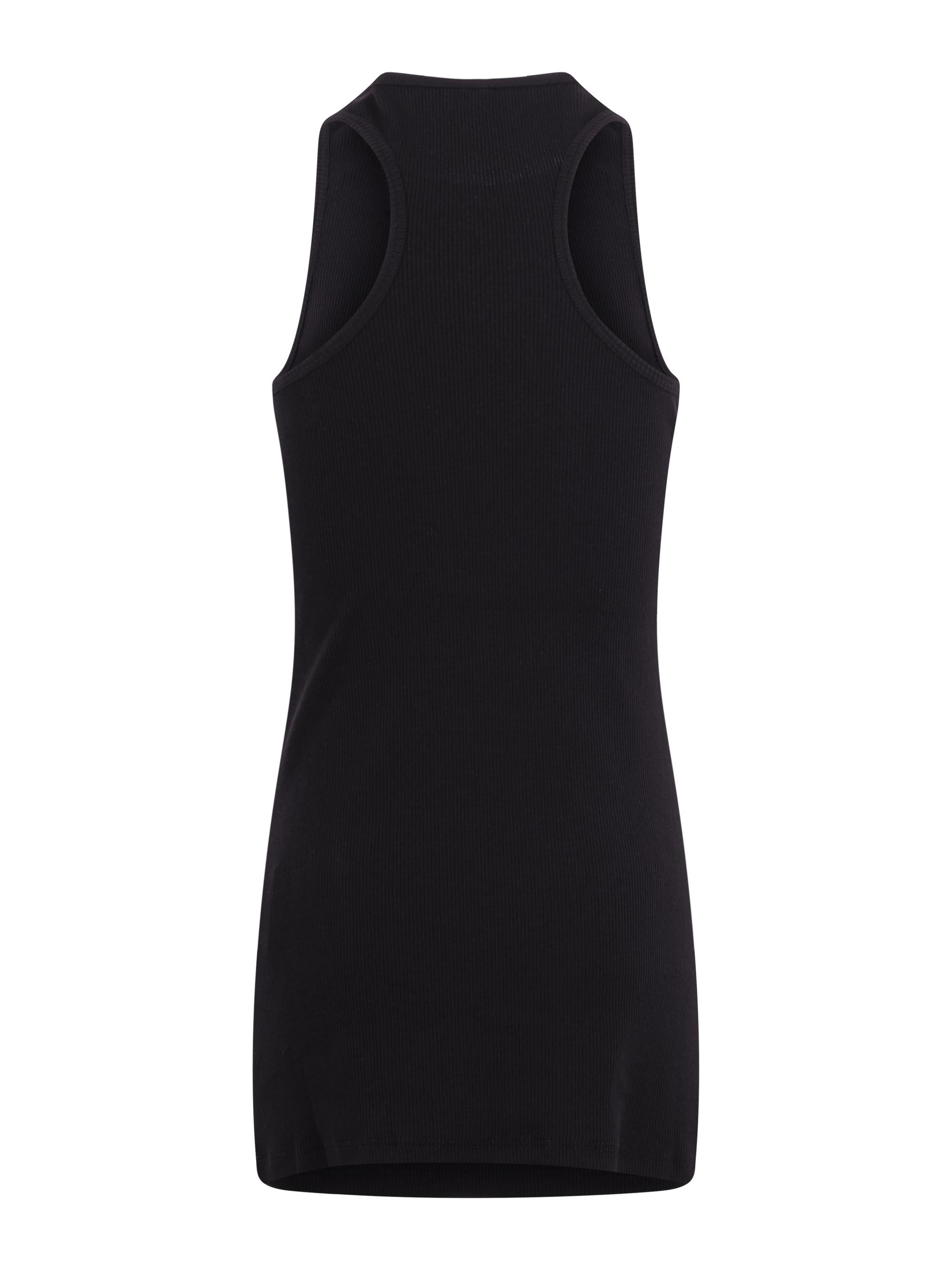 Abito per bambina Stella McCartney Kids nero con logo sul davanti TY1C62 Z2016 930 STELLA McCARTNEY KIDS 