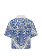 Camicia per bambino ETRO KIDS bianca con stampa paisley GY5P41 P0587 101CE ETRO KIDS 