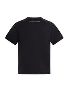 T-shirt per bambino Emporio Armani Kids blu con monogramma effetto pixel sul davanti EB000912 AF10127 UB118 EMPORIO ARMANI KIDS 