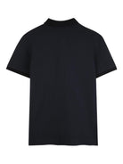 T-shirt per bambino Givenchy Kids nera con colletto stile polo H31121 09B GIVENCHY KIDS 