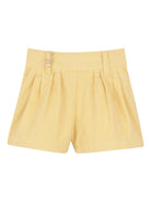Bermuda per neonata Chloé Kids giallo con pieghe C20911 52A CHLOE' KIDS 