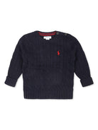 Maglione Polo Pony per neonato Polo Ralph Lauren Kids blu con maglia intrecciata 320702674 058 Ralph Lauren kids 