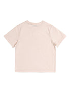 T-shirt per bambina Burberry Kids rosa con stampa orsetto sul davanti 8117421 A1439 BURBERRY KIDS 