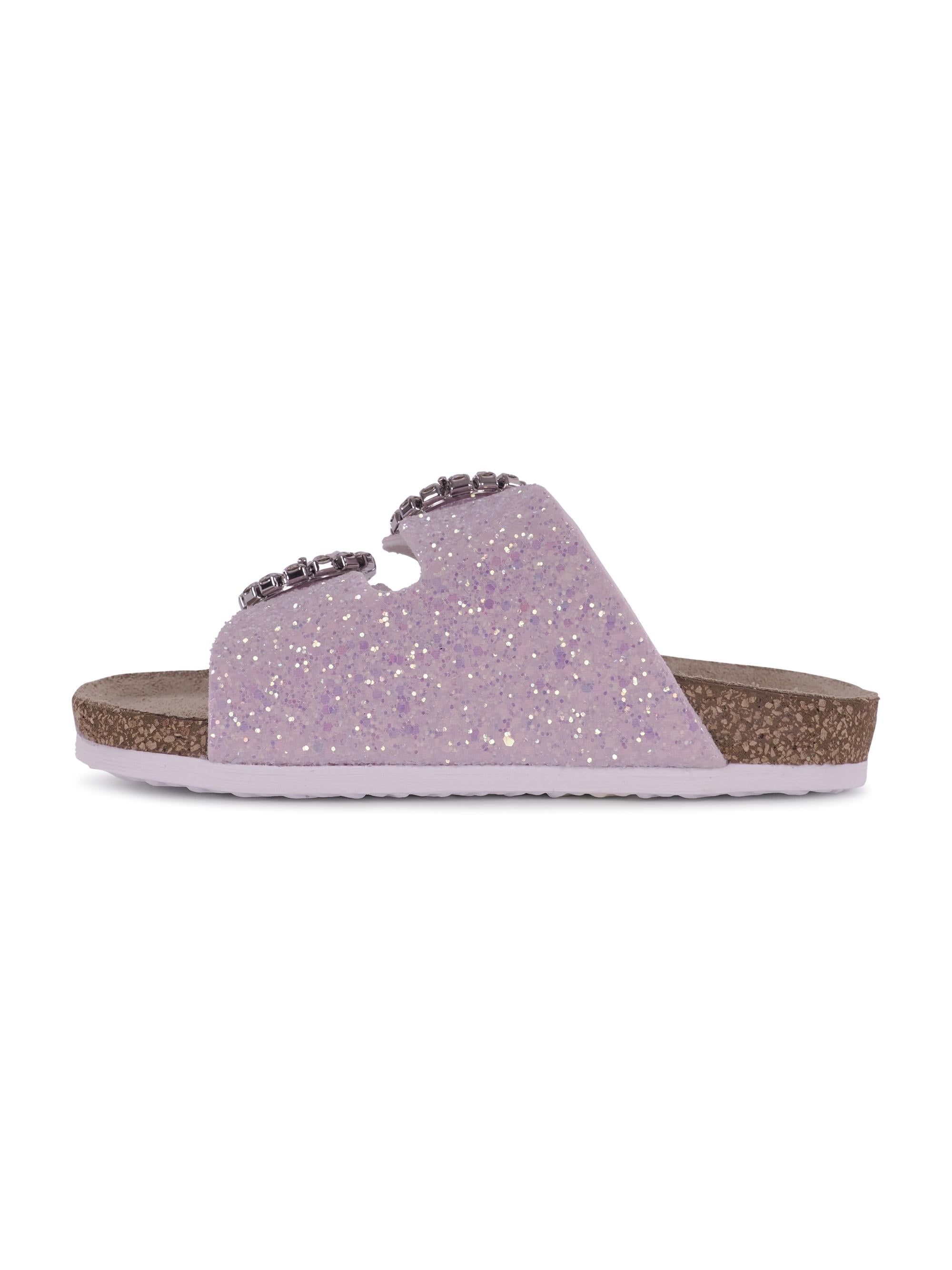 Slippers per bambina Monnalisa rosa con fibbia 87G005 7714 G091 MONNALISA 