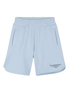 Shorts per bambino Givenchy Kids azzurro con tasca posteriore applicata H31104 77L GIVENCHY KIDS 