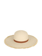 Cappello estivo per bambina Michael Kors Kids beige con frange R30627 117 MICHAEL KORS KIDS 