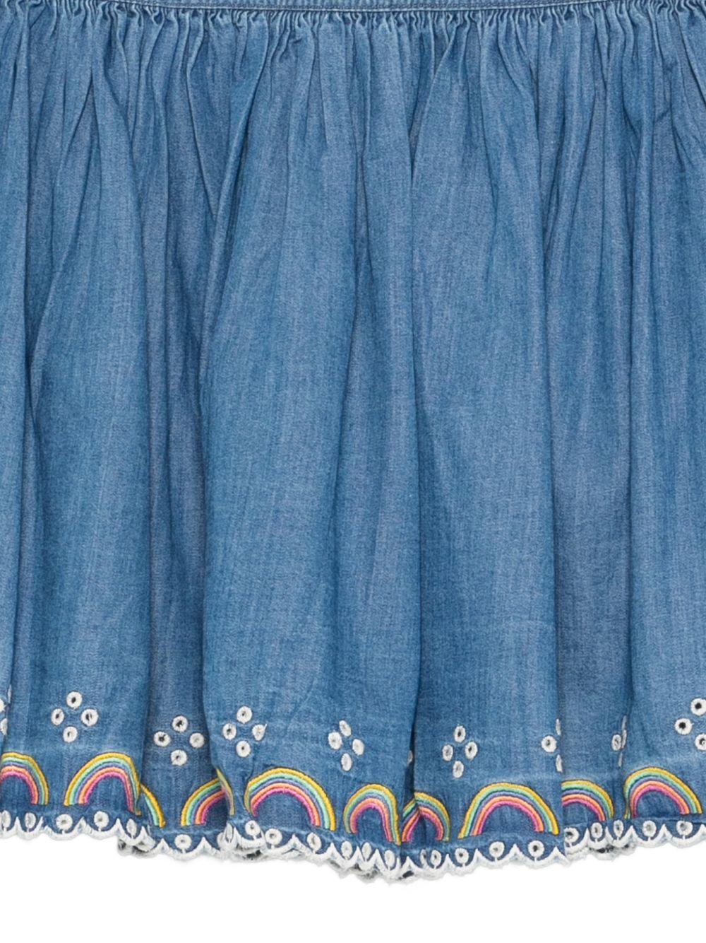 Gonna per bambina Molo denim con dettagli traforati 2S26D111 9844 MOLO 