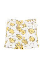 Shorts per neonato Stella McCartney Kids bianco con stampa TY6519 Z3606 101MC STELLA McCARTNEY KIDS 