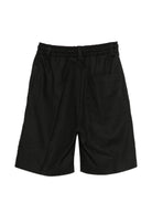 Shorts per bambino Paolo Pecora Kids nero con coulisse PP4217 NERO PAOLO PECORA KIDS 