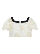 T-shirt per bambina Philosophy di Lorenzo Serafini Kids bianca con scollo quadrato I1G309 7947 0102 PHILOSOPHY 