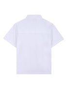 Camicia per bambino Givenchy Kids bianca con logo sul davanti H31079 10P GIVENCHY KIDS 