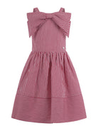 Abito per bambina Monnalisa rosso con fiocco 11G914 7315 9944 MONNALISA 