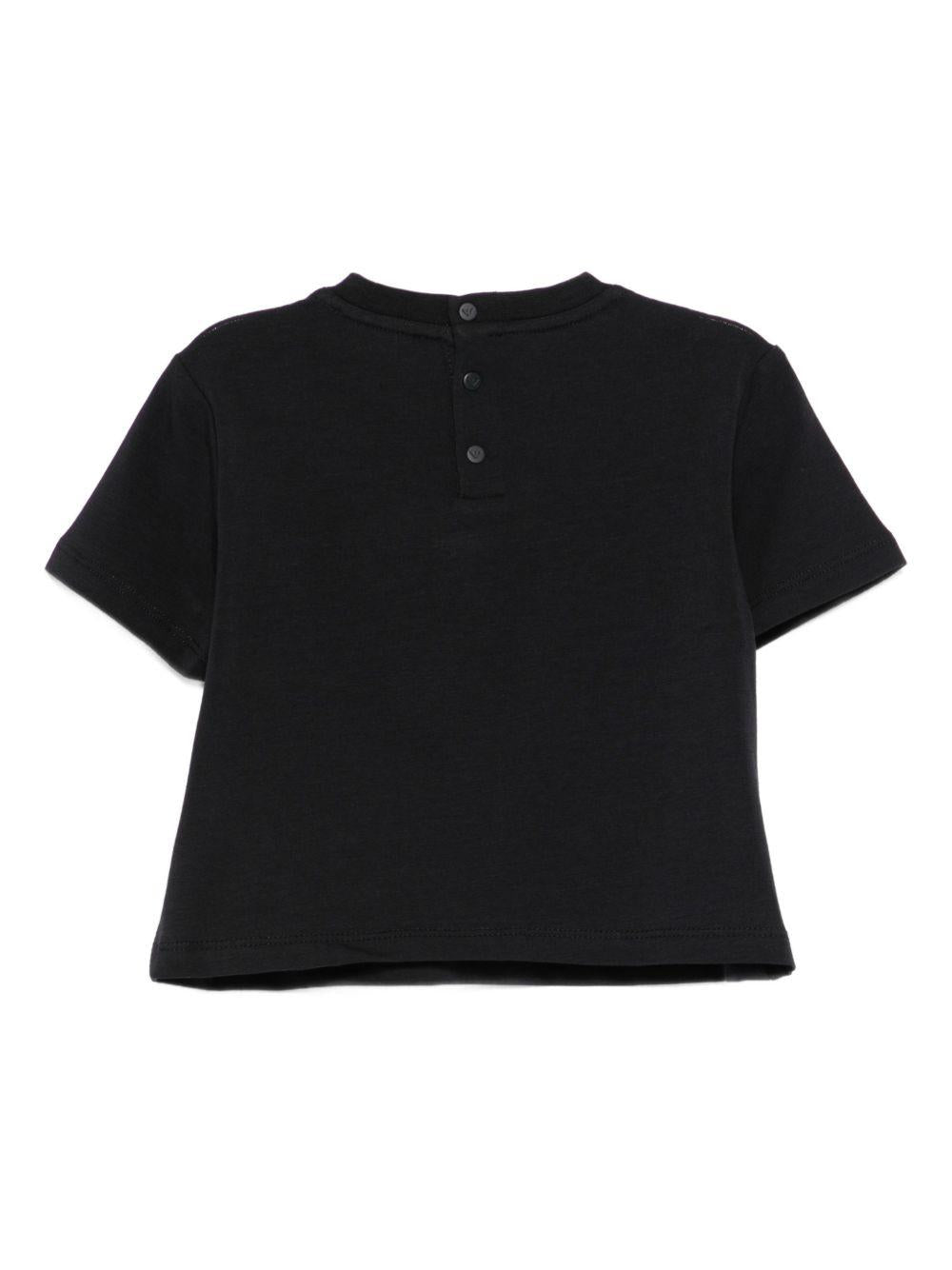 T-shirt per bambino Emporio Armani blu con tasca sul petto EB001326 AF21808 UB118 EMPORIO ARMANI KIDS 